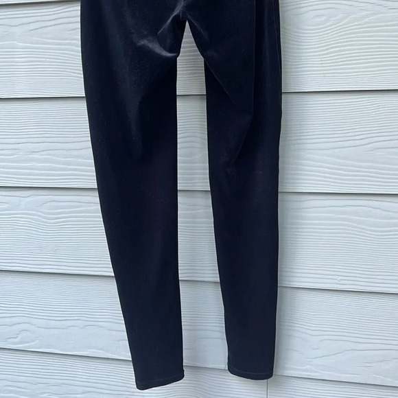 Spanx Women's High Waisted Black Pull On Velvet Slimming Leggings size Small - Picture 7 of 10
